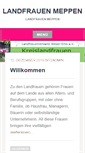 Mobile Screenshot of landfrauen-meppen.de